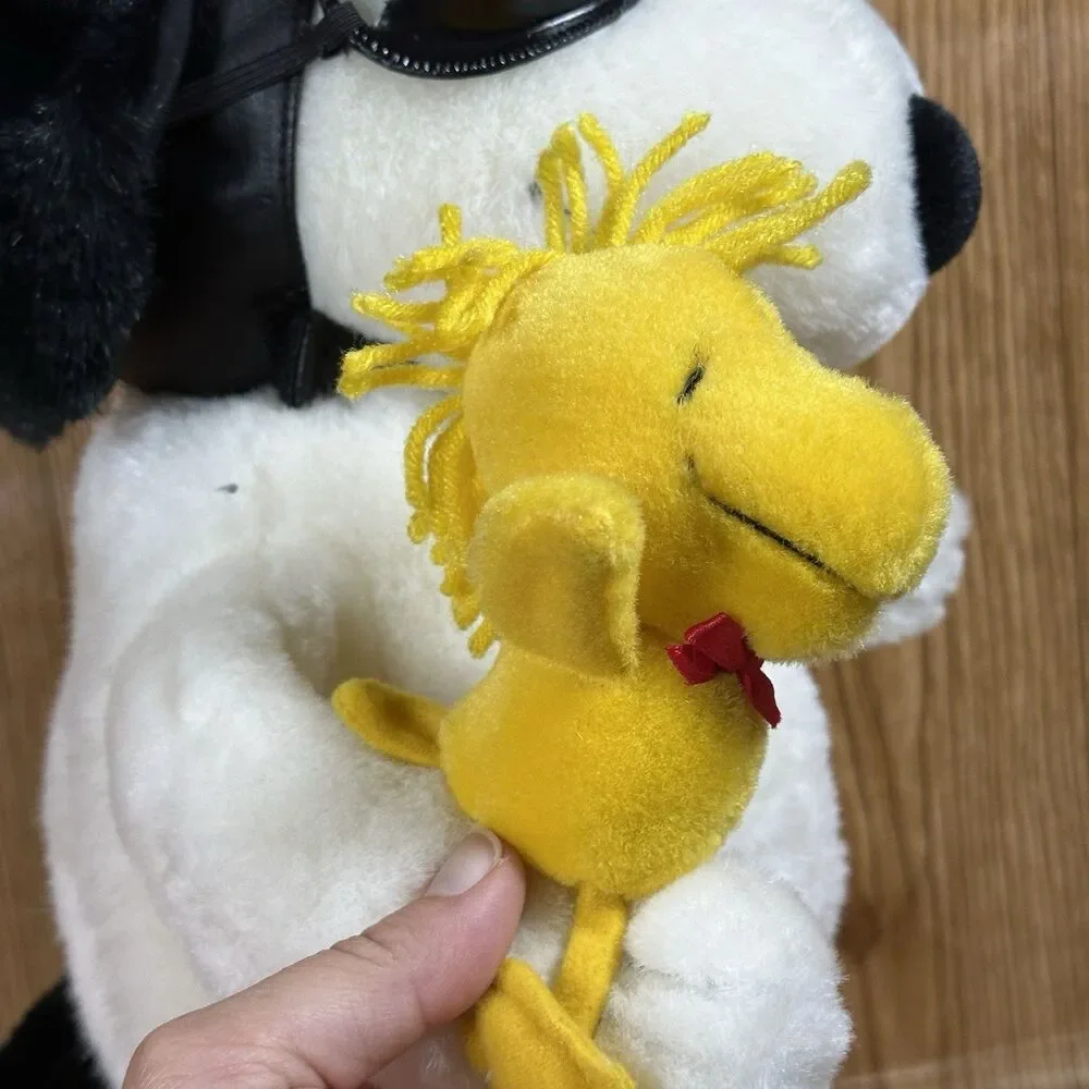 Snoopy Red Baron & Woodstock 1993 Santa’s Best Holiday Animation Christmas Decor